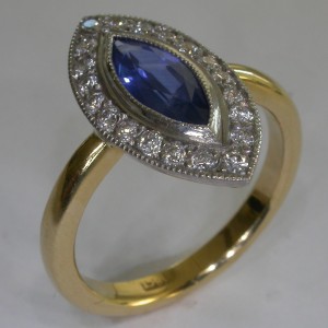 Colour Stone Engagement Rings in Melbourne - #6269