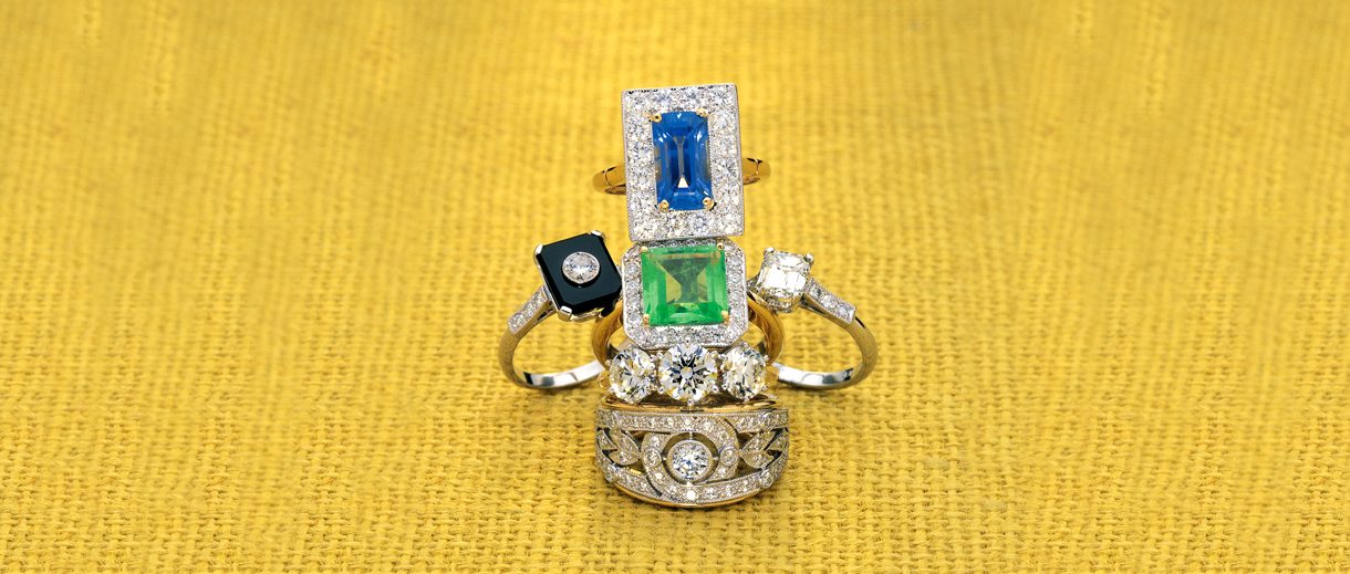 Antique Edwardian Engagement Rings