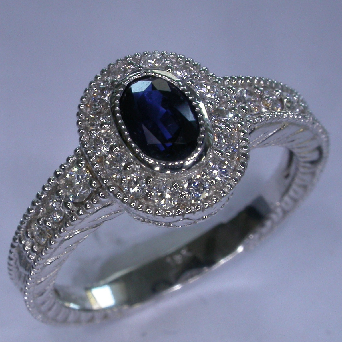 Colour Stone Engagement Rings - #6794