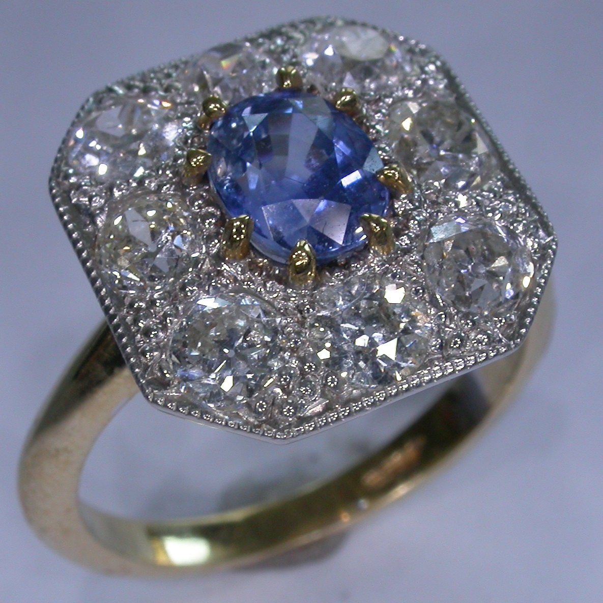 Colour Stone Engagement Rings - #6826